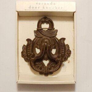 BEAUTIFUL Pier 1 Imports Veranda Door Knocker NWT Cast Iron
